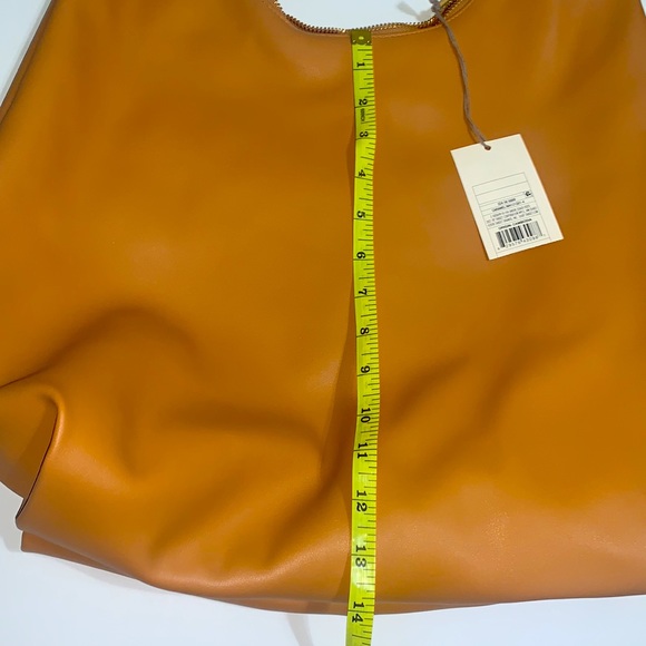 A New Day Caramel Zip Closure Knotted Shoulder Bag - Picture 5 of 5